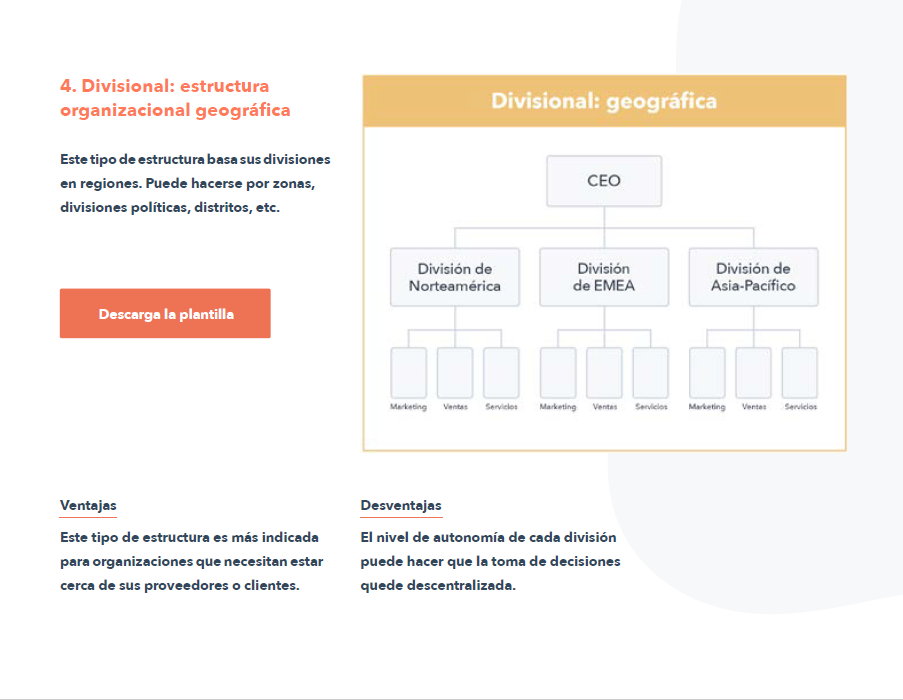 Guía Ilustrada Sobre Estructuras Organizacionales [con Plantillas ...